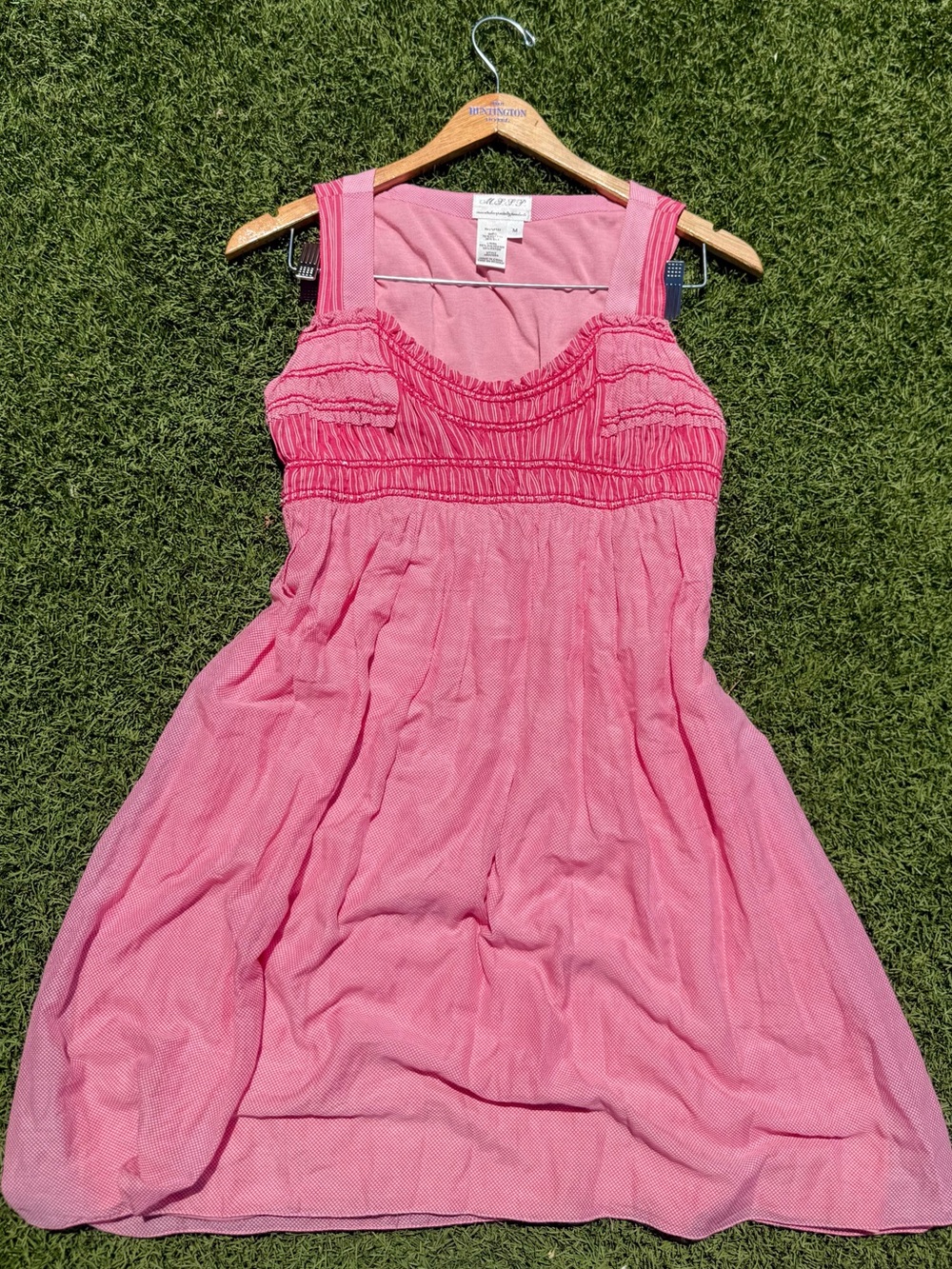 Max Studio Speciality Products - Pink babydoll cotton and silk